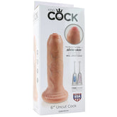 King Cock 6" Slide-Skin Uncut Cock in Vanilla -  Sex Toys & Adult Toys | XtoySmart Canada